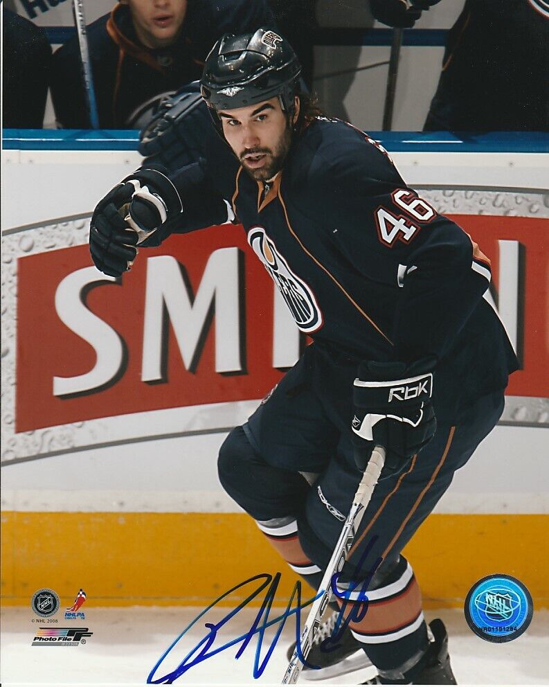 ZACK STORTINI SIGNED EDMONTON OILERS 8x10 Photo Poster painting #1 Autograph PROOF!