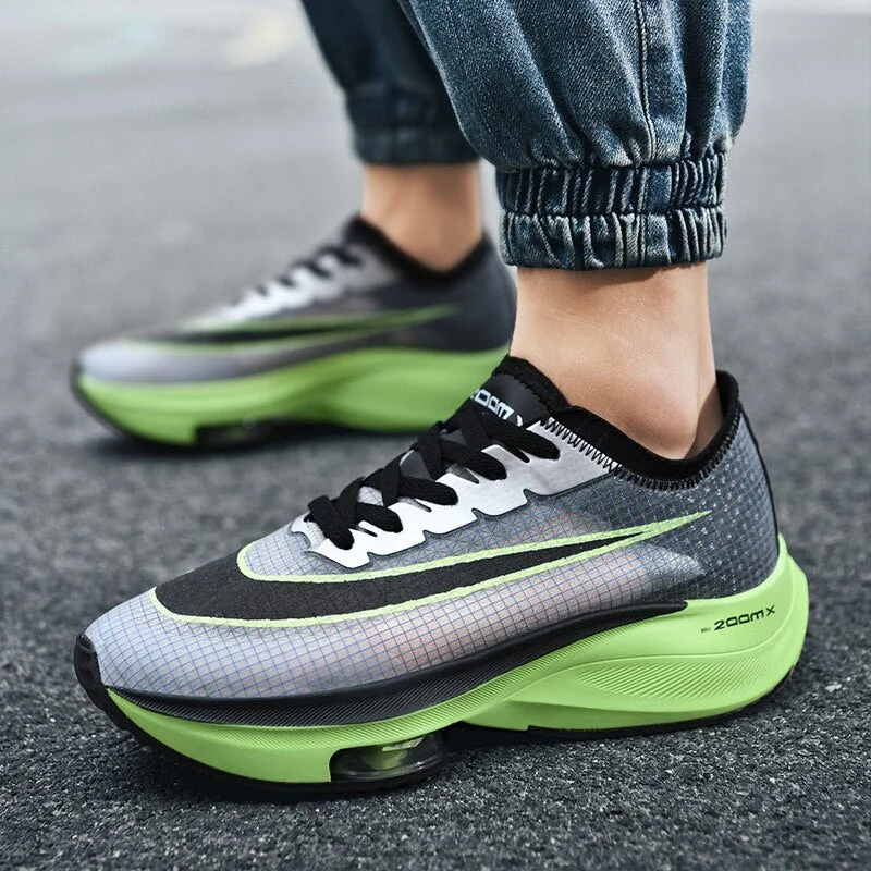 Men's Sneakers Non-Slip Knit Cozy Unisex Men Shoes Zoomx Alphafly Half Palm Air Cushion Walking Marathon Tenis Next Flyease 47