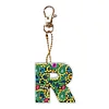 1Pc DIY Diamond Painting Lettter Keychain