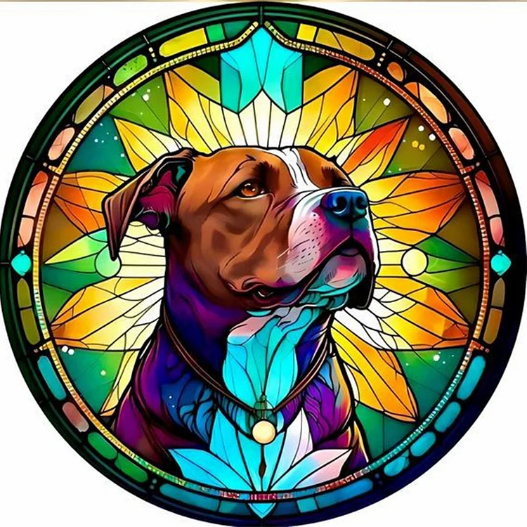 DIY Diamond Painting Dog for Adults, 5D Diamond Painting Kits Full Drill, Diamond  Art Kits, Round Diamond Art for Home Wall Decor and Gifts. Size 40cm x  30cm. 