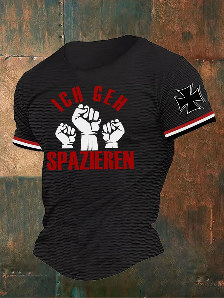 Herren Ich geh spazeren T-Shirt