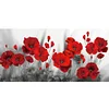 (US Only)1pc DIY Paint by Number Kit Poppy Frameless Canvas Wall Art Gift Idea 80x40cm