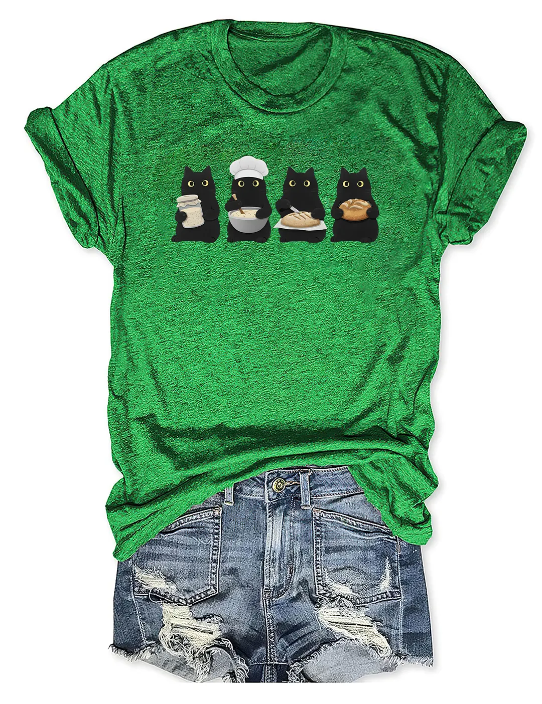 Black Cats Sourdough T-shirt