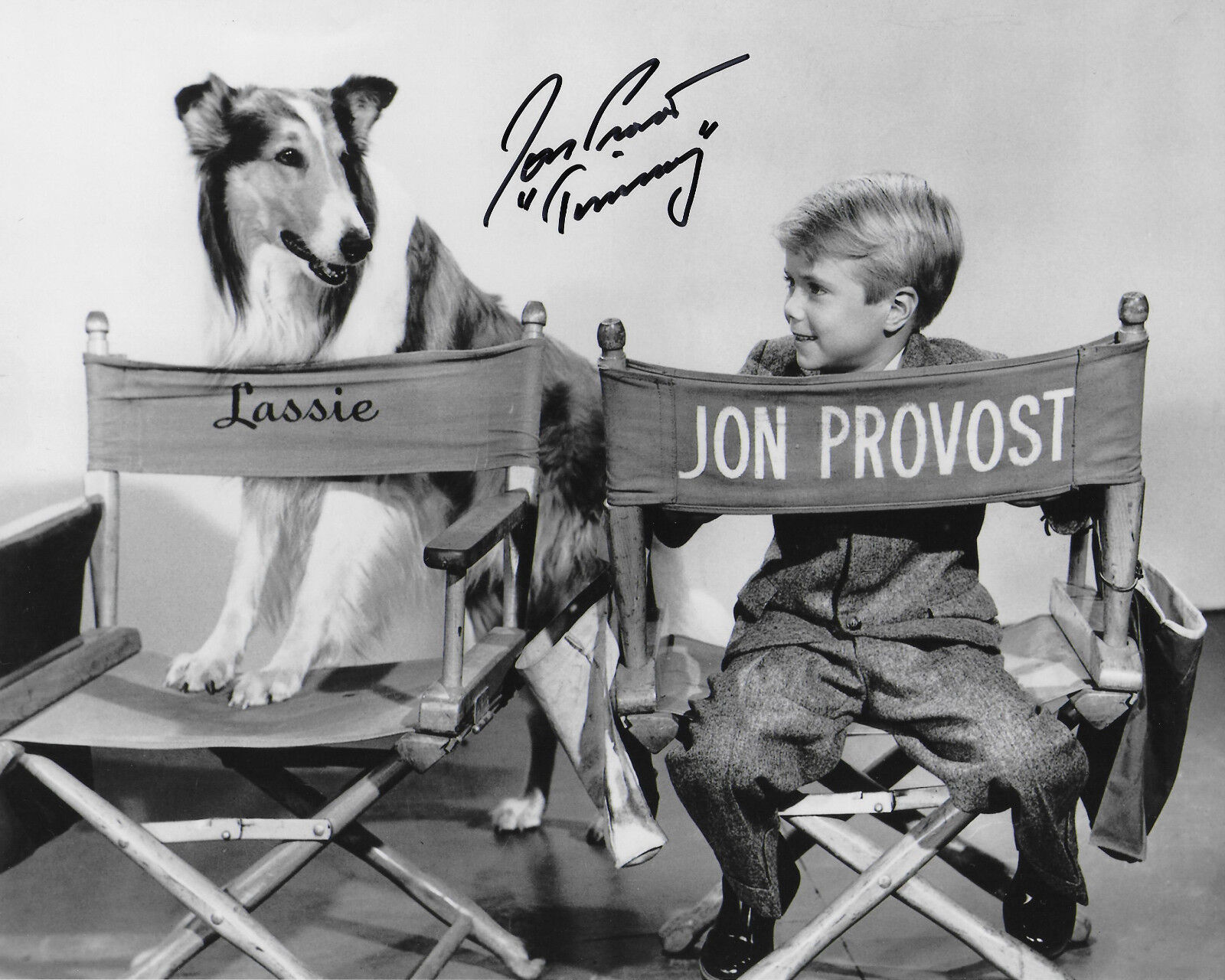 Jon Provost Original In Person Autographed 8X10 Photo Poster painting - Lassie #9