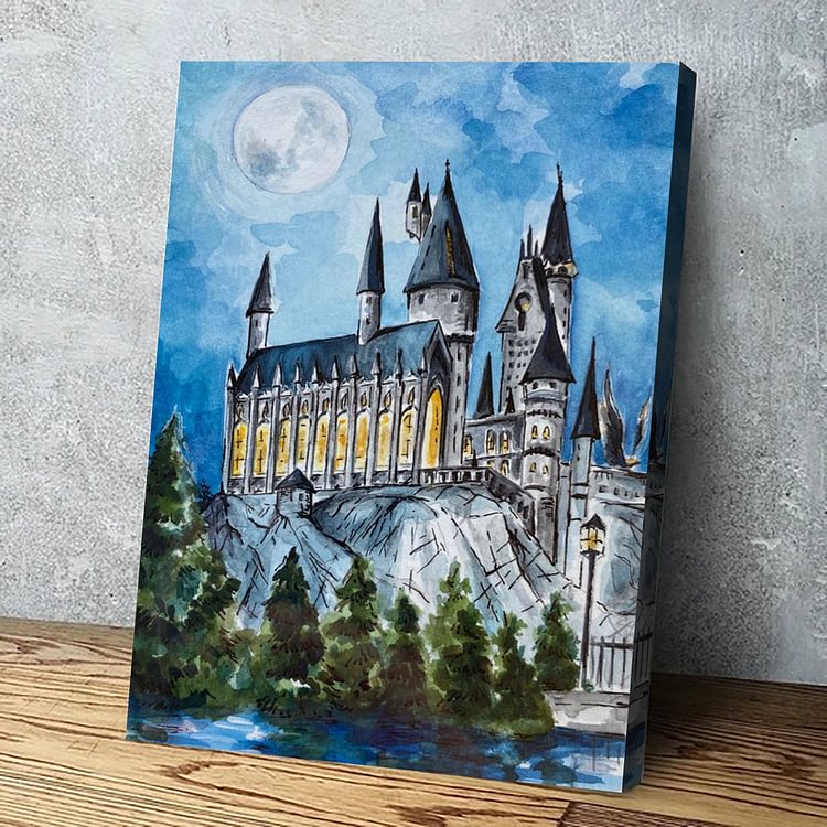 Hogwarts School Canvas Wall Art
