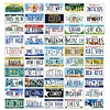 Car Plate License - Random Metal  Sign Mystery Box Surprise Box 10pcs - /20pcs - /30pcs - /50pcs - 