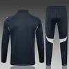 2025/2026 Real Madrid Dark Gray Long Zipped Jacket Football Shirt 1:1 Thai Quality