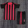 Joyfball 2008 Kids Size Retro AC Milan Home Football Shirt 1:1 Thai Quality