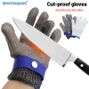 Level 9 Cut Resistant Glove-Stainless Steel Wire Metal Mesh Butcher Safety Work Glove for Meat Cutting, Fishing,Cooking