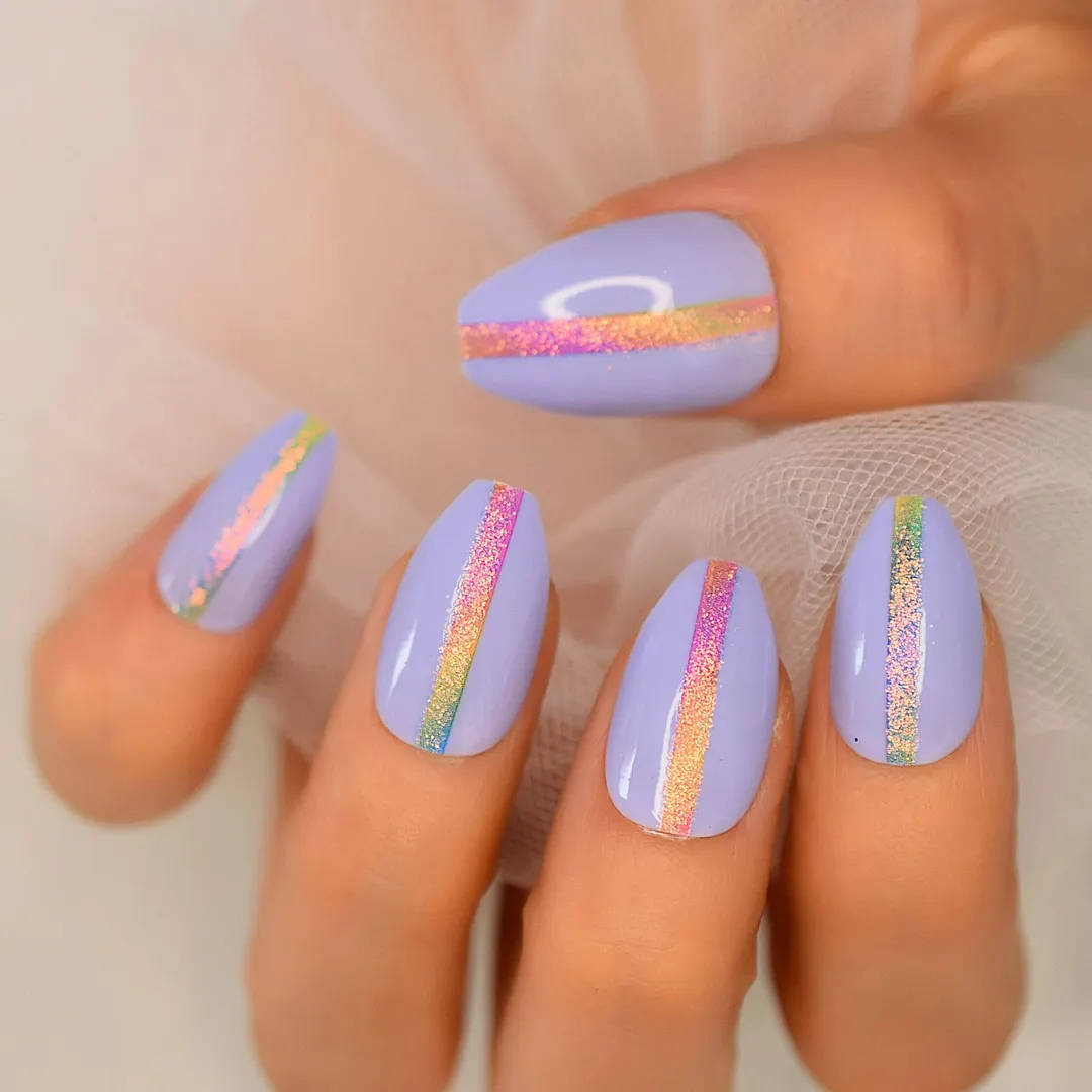 Beige Gradient French Manicure Tips Gorgeous and Classy Natural Fake Nails Faded Nails Designed-Nail Inspo