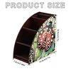 DIY Diamond Painting Kit Triangle Shaped Organizer Box Ladybug Wooden Box