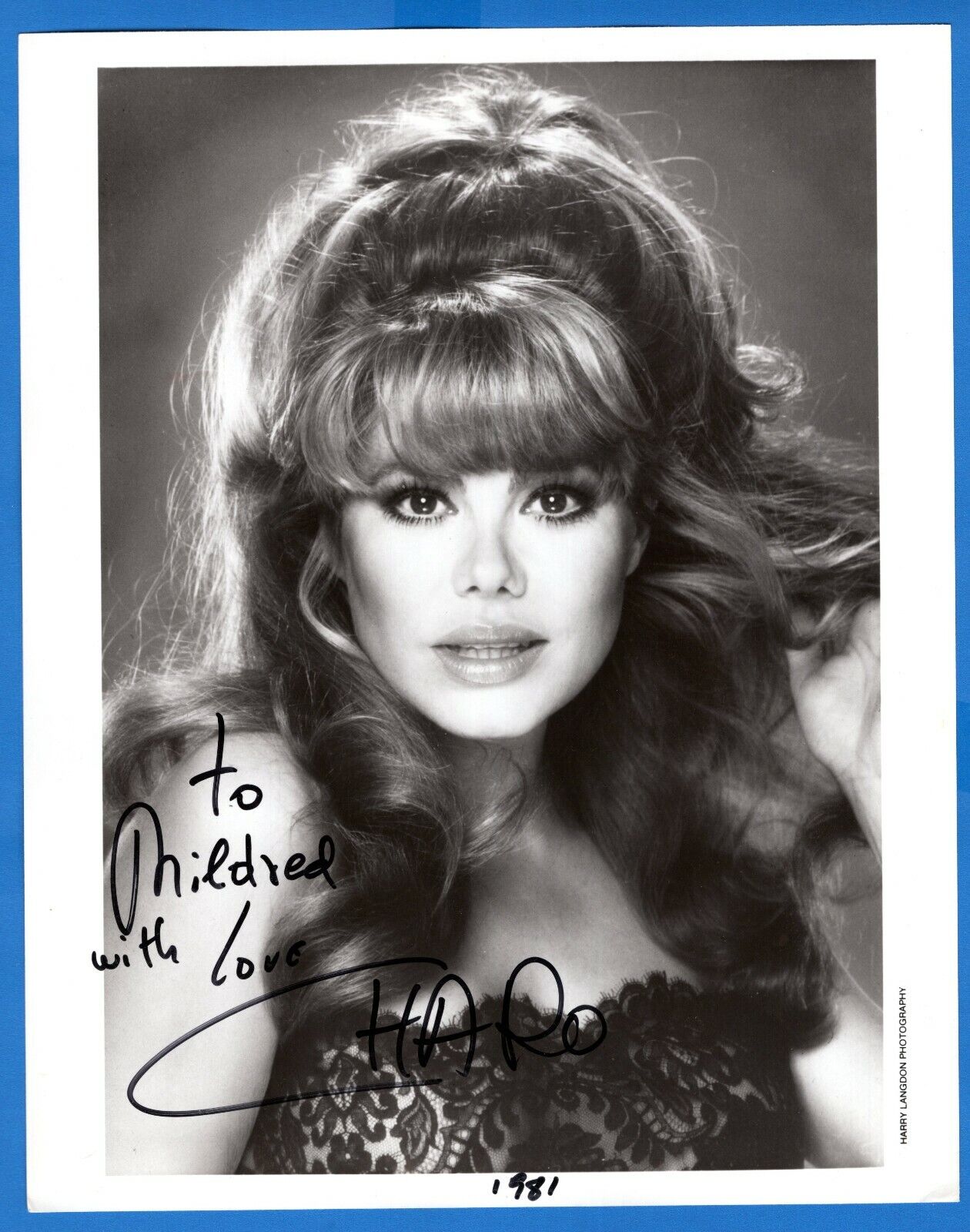 Charo Actress Singer Hand Signed Autograph 8x10 Photo Poster painting