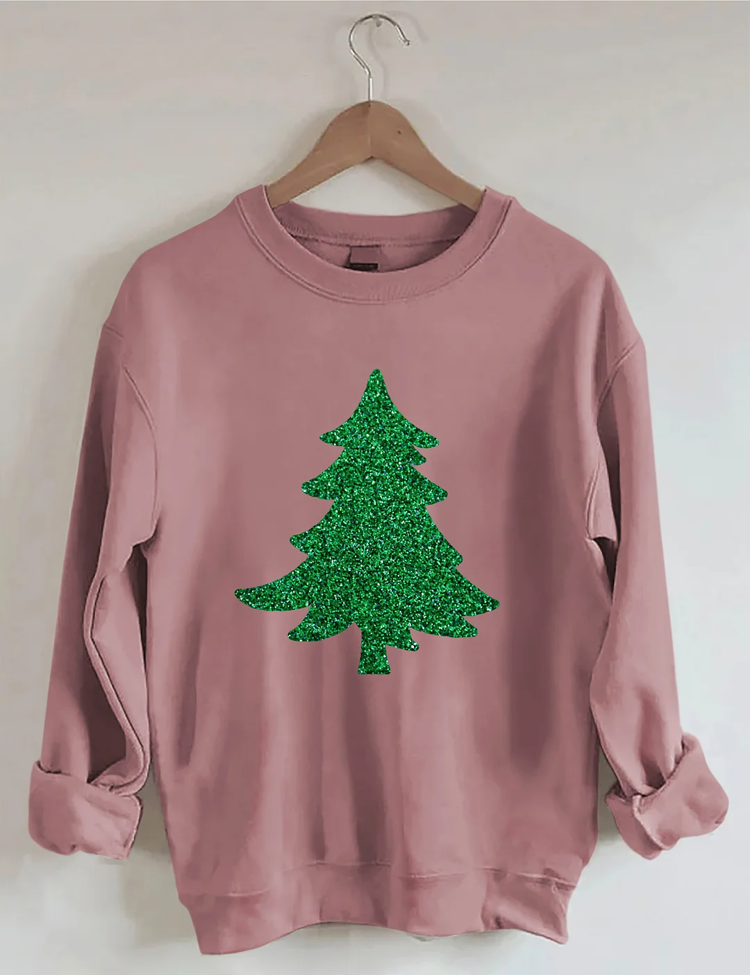 Glitter Sparkly Christmas Tree Sweatshirt