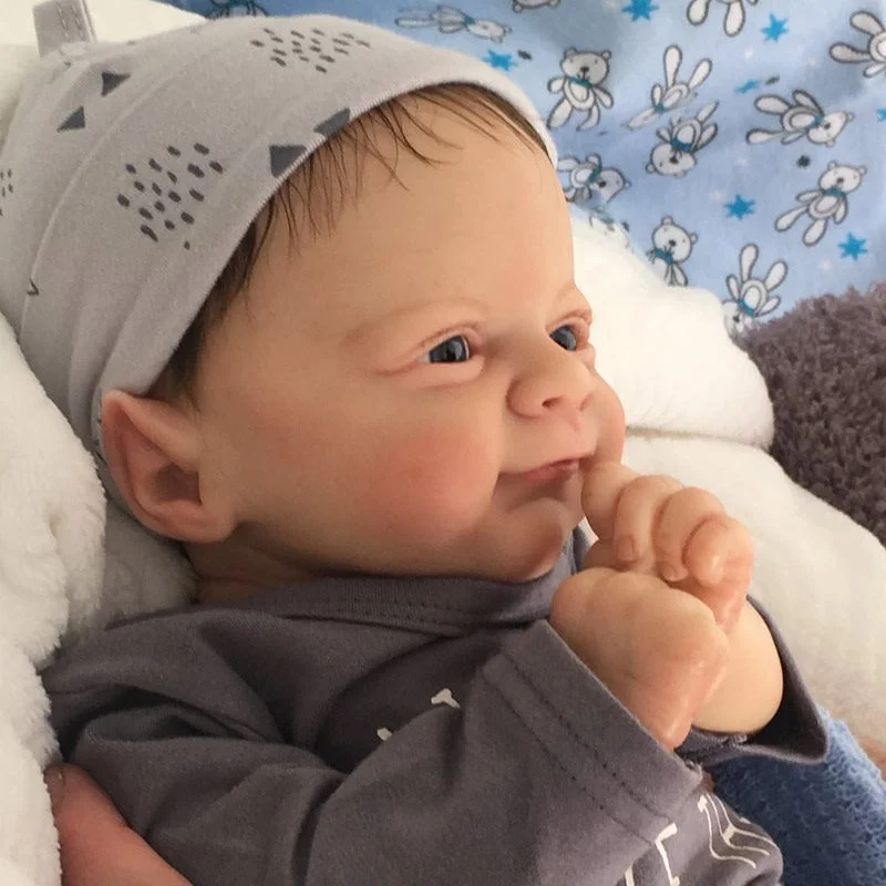 17 inch Little Noah Full Silicone Baby Boy