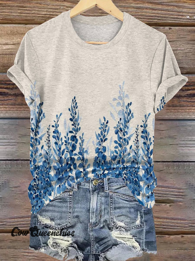 Floral Print T-shirt Multicolor / S