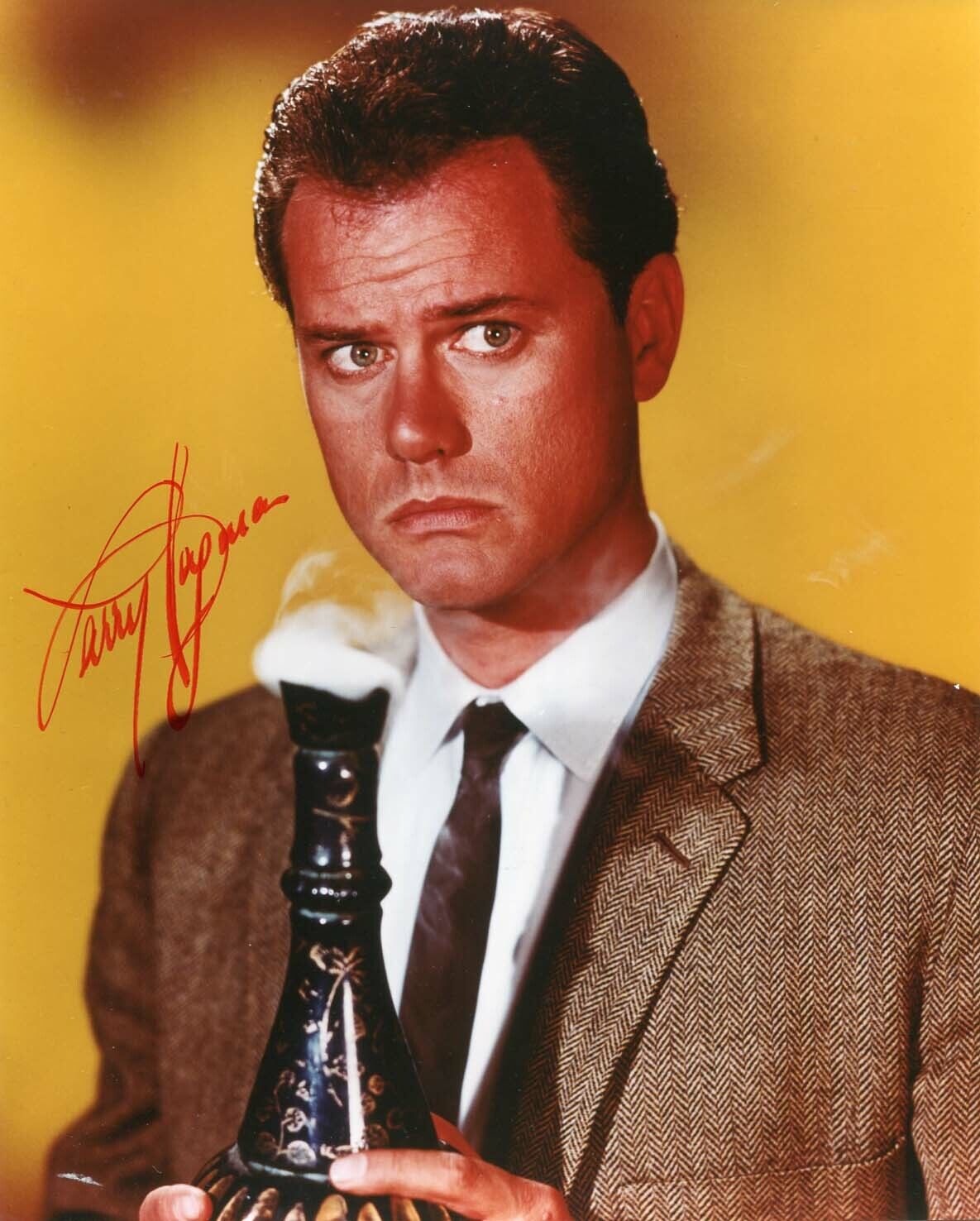 ACTOR Larry Hagman autograph, signed Photo Poster painting