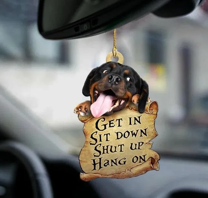 Animal lover two sided ornament