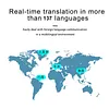 Language Translator Bidirectional Interpretation Tool Rechargeable Real-Time Translation Machine Supports 144 Languages Portable Intelligent Translators for Learning Travel Businesses