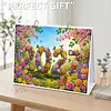 DIY 2027 Diamond Painting Calendar Art Kit Paper Desk Calendar Desktop Decoration Craft Kit
