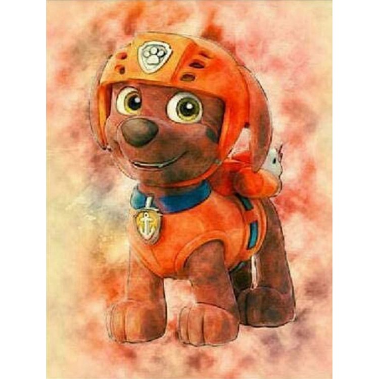 Peinture au diamant - Rond complet - PAW Patrol (40*50cm)