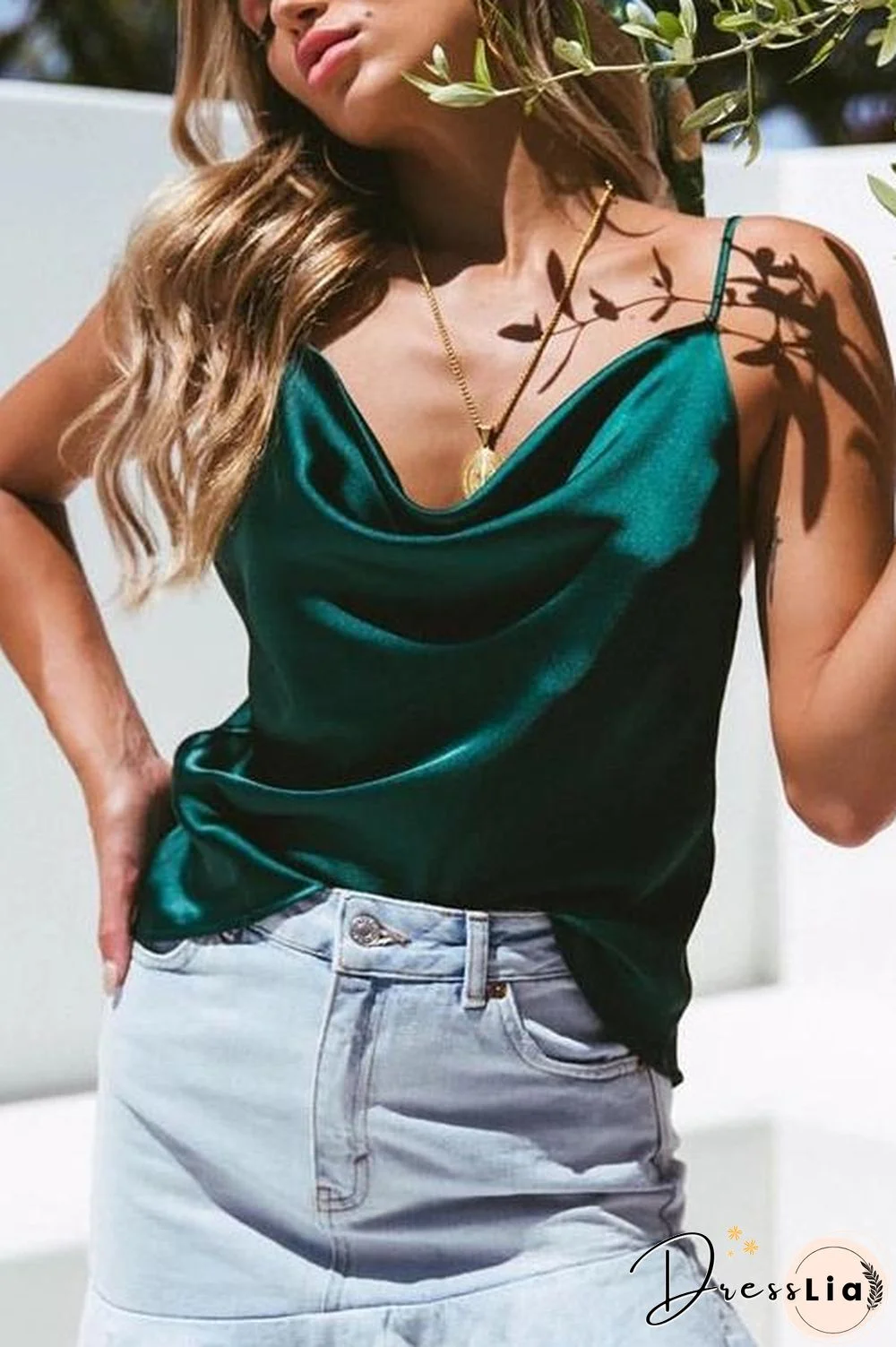 Versatile Satin Slip Top