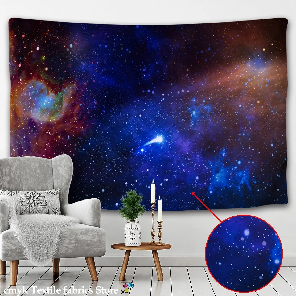 Tapestry psychedelic pattern yoga throw beach throw carpet Hippie Home Decor Wall Tapestry Blanket Galaxy Hanging Wall Tapestry