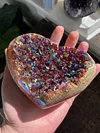 Angel Aura Heart Shaped Rainbow Crystal Cluster-BUY 2 GET EXTRA 10 % OFF