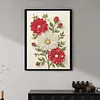 Marguerites blanches et rouges : forage partiel 5D &agrave; points de perles en forme sp&eacute;ciale, kits d&rsquo;art de pierres pr&eacute;cieuses de 11,81x15,74 pouces peintures de perles, art de pierres pr&eacute;cieuses pour adultes d&eacute;butants d&eacute;coration int&eacute;rieure