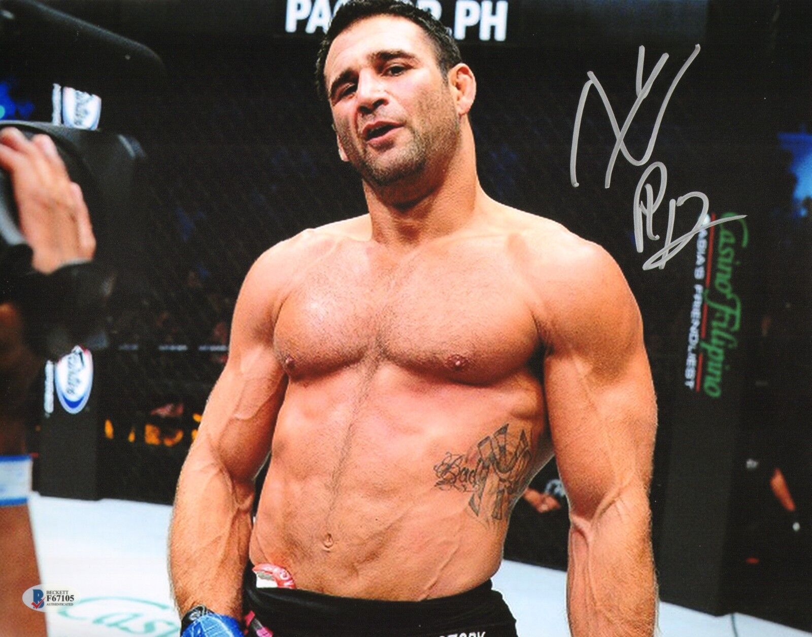 Phil Baroni Signed 11x14 Photo Poster painting BAS Beckett COA UFC Pride FC Picture Autograph 6