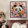 Panda quilling en papier - peinture diamant de forme sp&eacute;ciale - 30*30cm