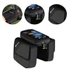Bike Front Frame Bag Waterproof EVA Bike Tube Bag Detachable Cycling Accessories