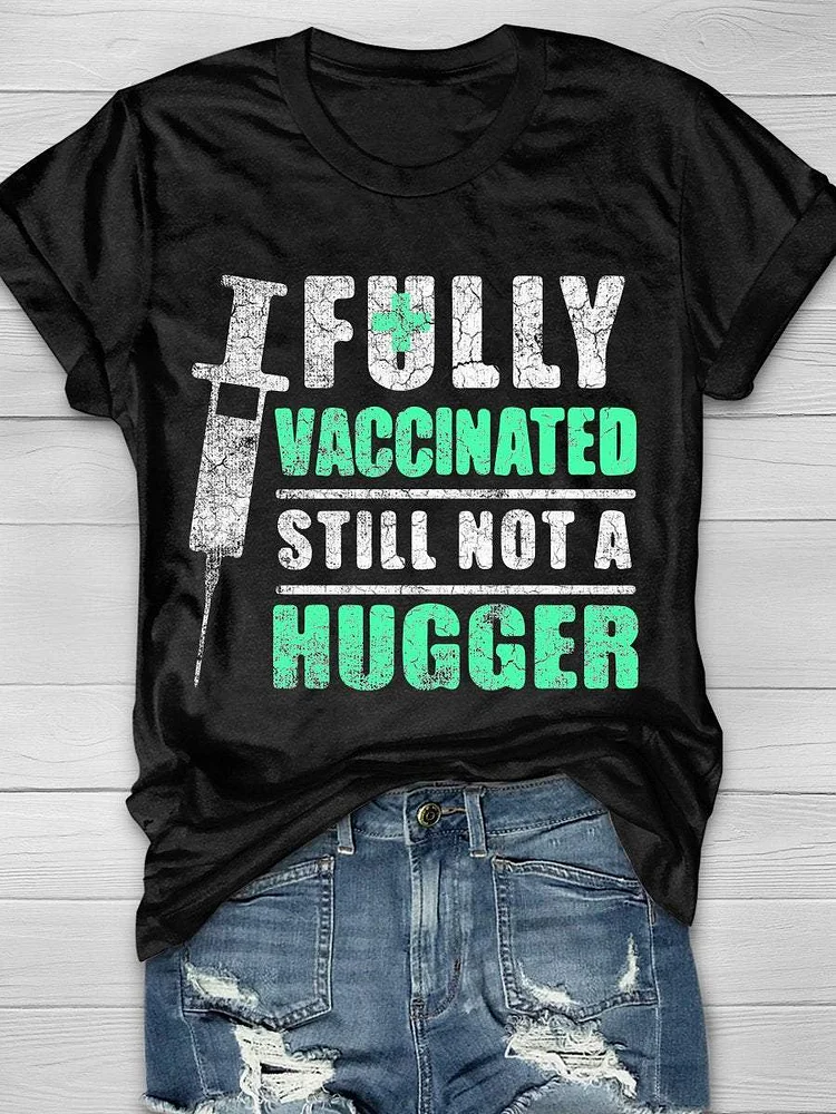 Funny Nurse Print Short Sleeve T-shirt
