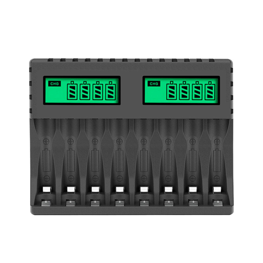 

8 Slots DC 5V 2A Smart 1.2V Ni-MH/Ni-Cd AA AAA Rechargeable Battery Charger, 501 Original