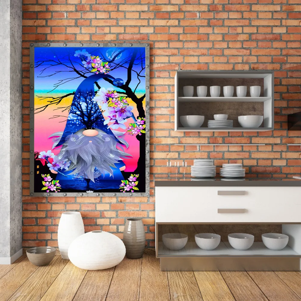 Full Round Diamond Painting 30*40cm - Colorful Goblin