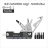 Multifunctional folding outdoor camping scissors screw set keychain Swiss Army knife