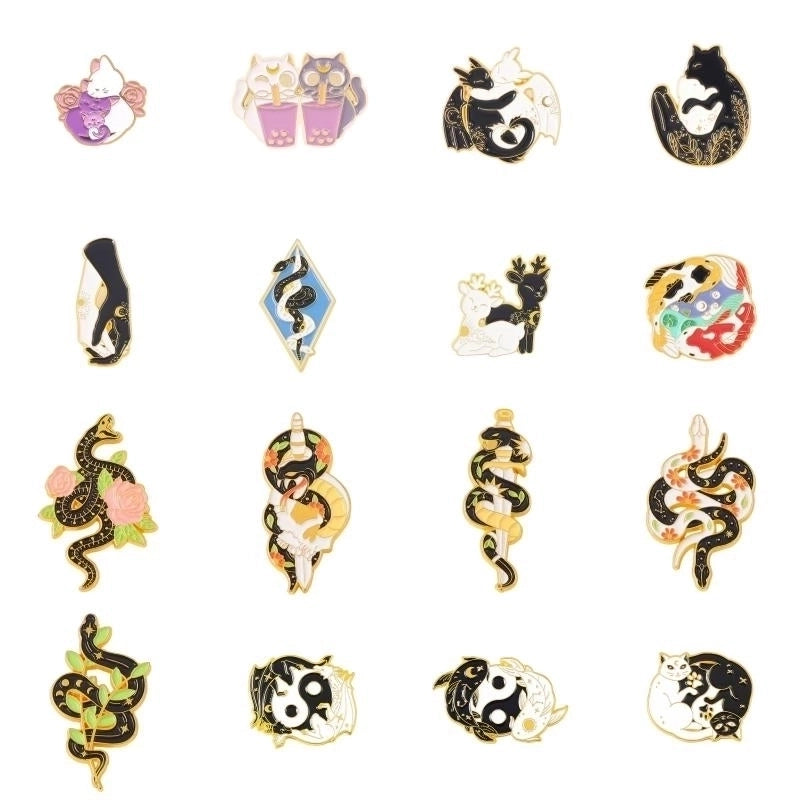 Cartoon Style Animal Alloy Stoving Varnish Unisex Brooches