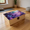 Butterfly DIY Diamond Art Wooden Storage Box with Locking Clasp Desk Organizer