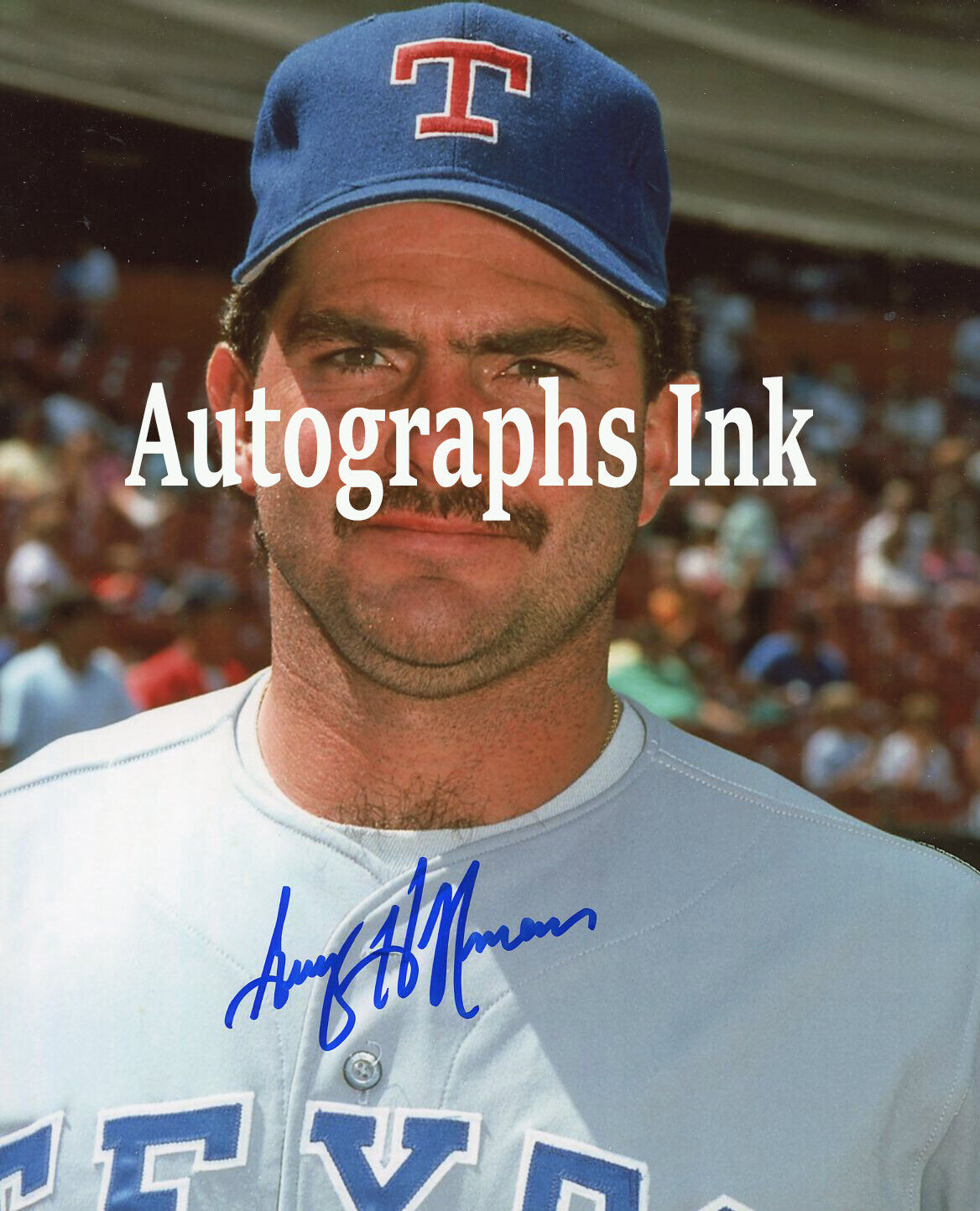 Guy Hoffman Autographed 8x10 Texas Rangers #2