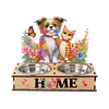 Bol en bois pour chien - 5d bricolage d&eacute;coration artisanale