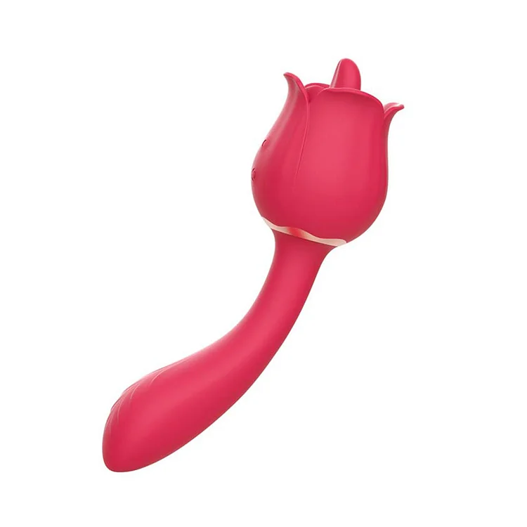 Rose G Spot Clitoral Tongue Vibrator G-Spot Rose Vibrator For Women