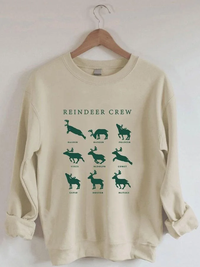 womens-christmas-reindeer-crew-print-sweatshirt