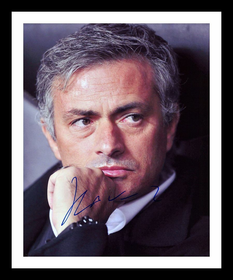 Jose Mourinho Autographed Signed & Framed Photo Poster painting 1