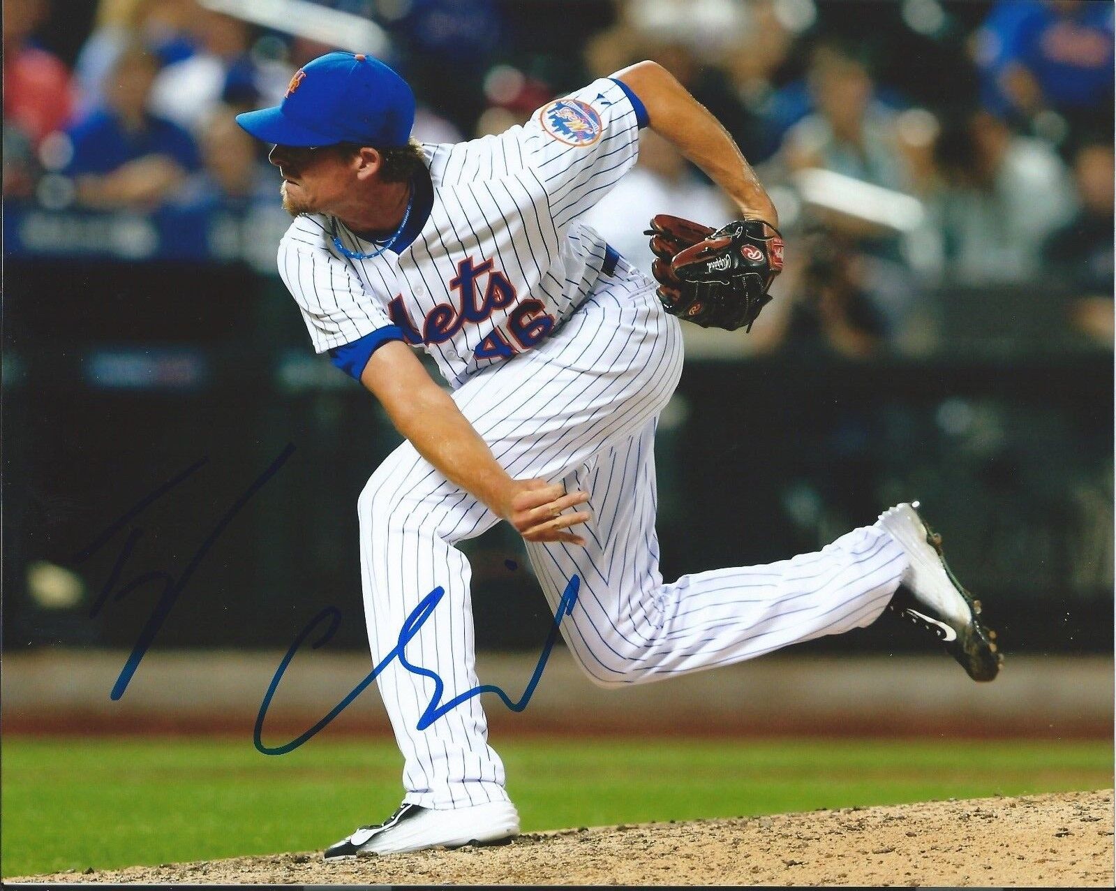 TYLER CLIPPARD signed autographed NEW YORK METS 8x10 Photo Poster painting w/COA