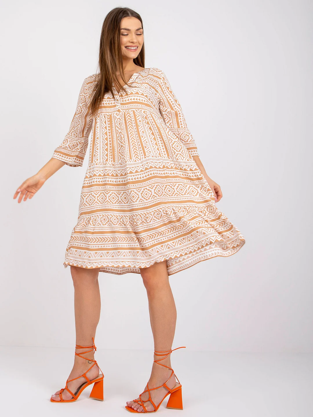 Fashionable New Printed Dress | EGEMISS