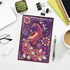 DIY Peafowl Special Shaped Diamond Painting 50 Pages A5 Students Sketchbook