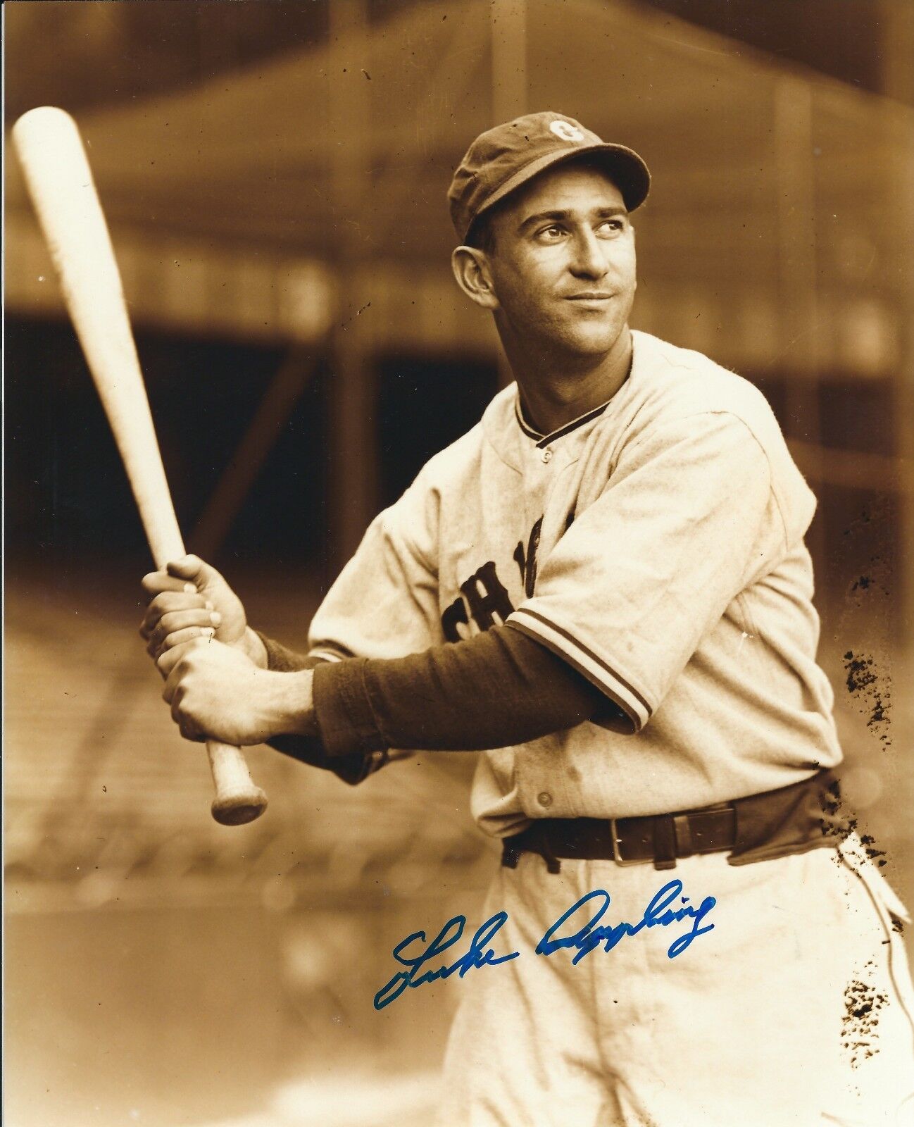 Signed 8x10 LUKE APPLING HOF Chicago White Sox Autographed Photo Poster painting - w/COA