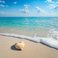 Heart in the Sand - Diamond Painting