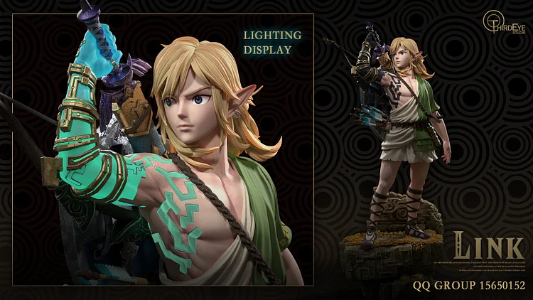 PER-ORDER Third Eye studio Legend of Zelda LINK with LED 1/4 Statue(GK)-