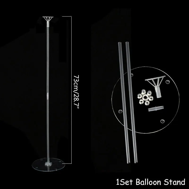 1 Set Balloons Holder Column Stand Holder Stickers for Wedding Kids Birthday Party Baby Shower Decoration Balloon Accessories
