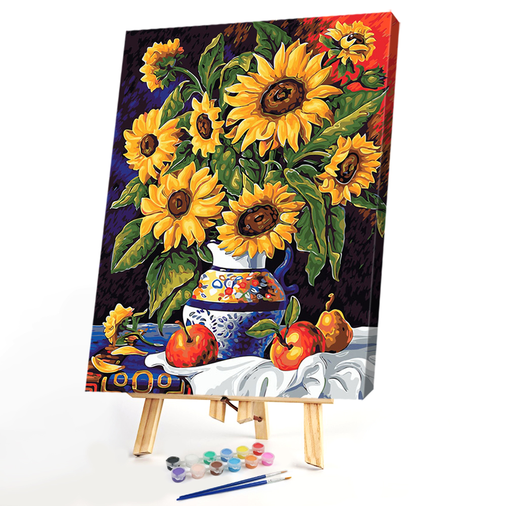 

40x50cm - Paint By Numbers Sunflower Fruit, 501 Original